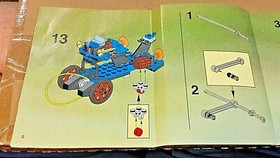 LEGO System Instructions Booklet for Time Cruisers Tunnelator Set 6495/6499 Used