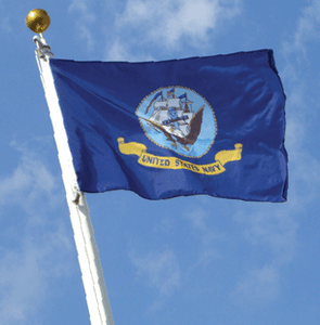 NEW 2x3 2 X 3 FT STRONG NAVY SolarMax Nylon Flag