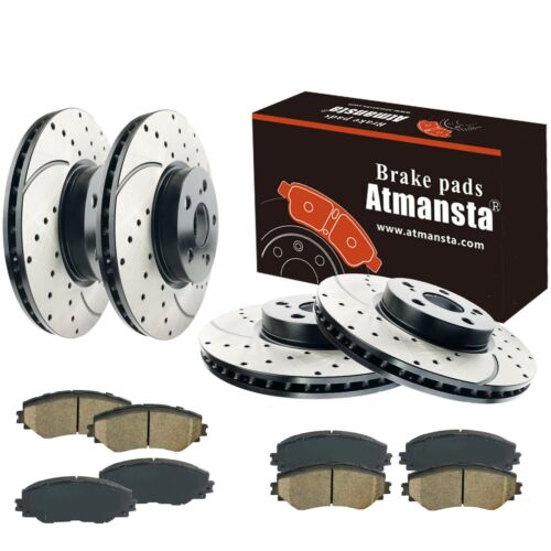 Fits 2006-2017 Dodge Charger 09-17 Challenger Magnum F+R Brake Rotors and Pads