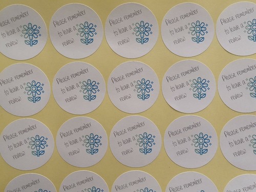 Small business stickers. Please remember to leave a review stickers// labels