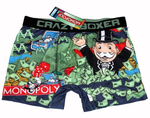 Crazy Boxer Monopoly Board riche ONCLE GROS SOUS Argent boxer homme Neuf avec étiquettes