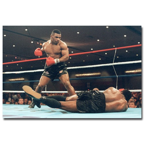 MIKE TYSON BOXING LEGEND SILK POSTER HEAVYWEIGHT BOXER 13X18 24X32 INCH 003