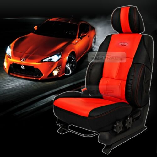 Sports Bucket Seat Cushion Cover Leather Red for HYUNDAI 2012-2015 New i30 5Door