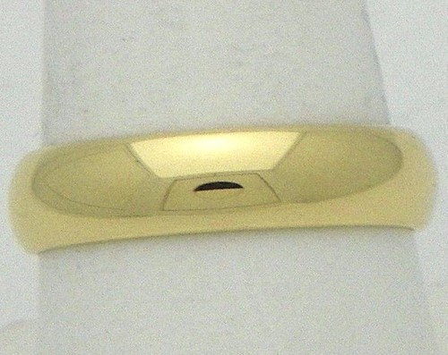 WEDDING BAND RING REAL SOLID 10 K GOLD 4.3 g SIZE 9.25