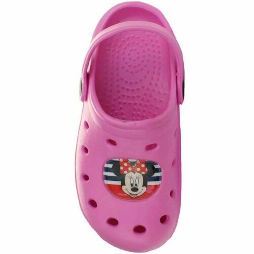 Minnie Mouse Zapatos para baño Clogs sandalias Pink talla 28//29