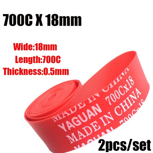 Top Rim Liner Red Anti Puncture Tape Bicycle Tire Liner Pad Bike Inner Tube