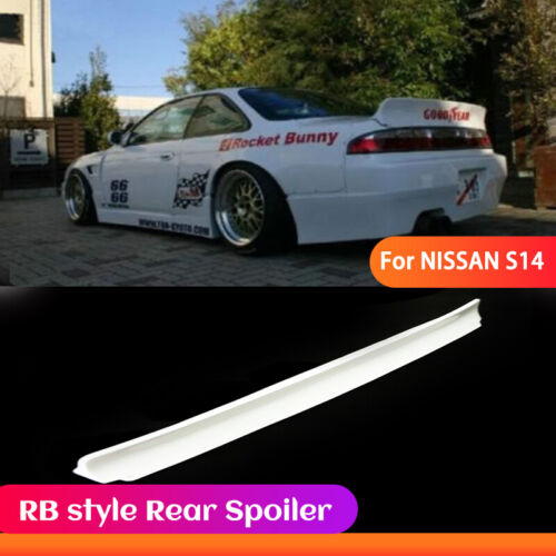 FRP RB Style Ducktail Trunk Spoiler Lip Wing For Nissan Silvia 200SX 240SX S14