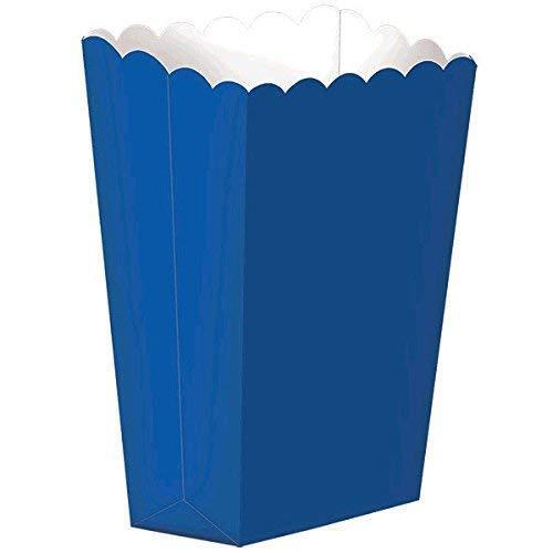 Details about  &nbsp;Amscan 5: Bright Royal Blue Small Paper Popcorn Boxes