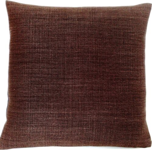 Pierre Frey Cushion Cover Upholstery Fabric Very Dark Brown Black Woven 18" 