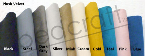 CUSTOMISABLE DIVAN HEADBOARD54/" Upholstered Line Design Plush Linen Leather