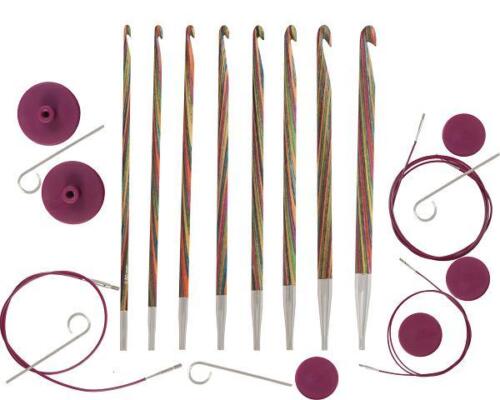 Interchangeable KnitPro Crochet Ensemble 20735 Afghan//Tunisien Bois Symfonie