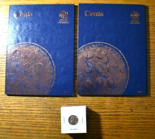 1941-2019 B//U Red Lincoln Cent Set~Wheat Memorial /& Shield~PDS~Whitman Folders~