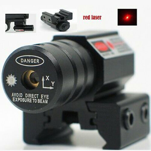 Tactical Red Laser Dot Sight Scope for Gun Rifle Pistol Picatinny Mount