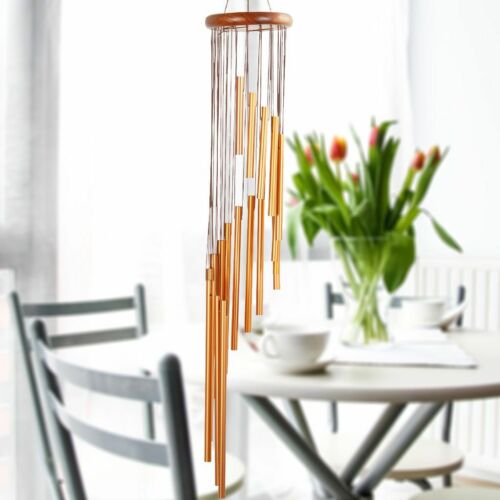 18 Tubes Large Wind Chime Metal Hanging Ornament Garden Yard Outdoor Home Decor 