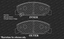 1999 2000 Honda Civic DX//HX Cpe Max Performance Ceramic Brake Pads F