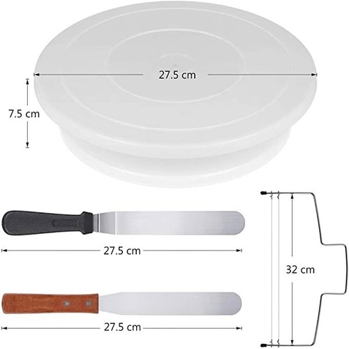 InnoGear Cake Decorating Turntable /& Accessories