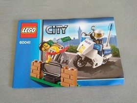 Manuel / Notice LEGO City 60041 Police - Instructions de Montage TBE