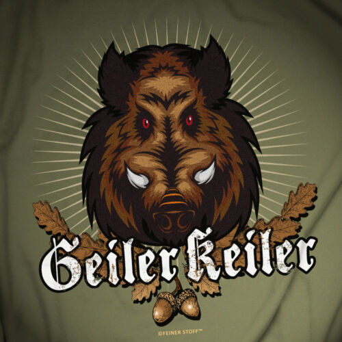 En rut Keiler chasseur t-shirt chasse Fun commissariat cerf sanglier Cadeau Förster 