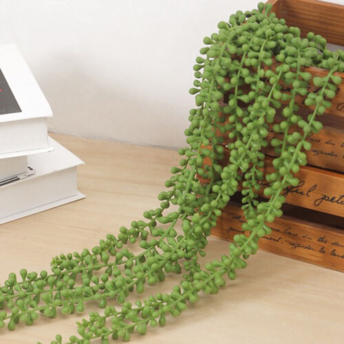 Artificial Succulents Plants String of Pearls Hanging Garden DIY Decoration