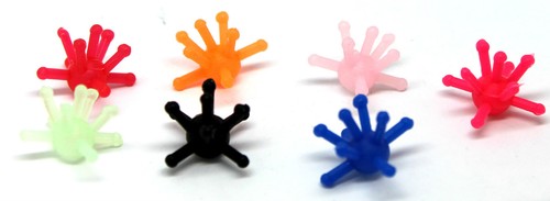 7 barras de repuesto de reemplazo de Silicona Lengua Barbell Lengua pelotas Koosh Ball Anillos