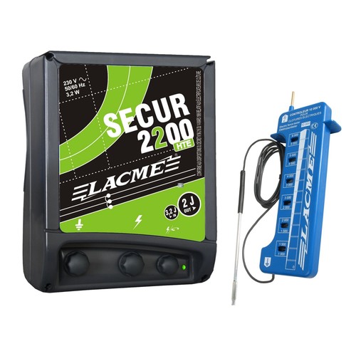 2 Joule inkl Zaunprüfer LACME Netzgerät Secur 2200 HTE