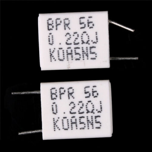 10pcs 5 W 0.22Ohm Cement Resistor Non-Inductive Ceramics Resistor BPR56/_ja