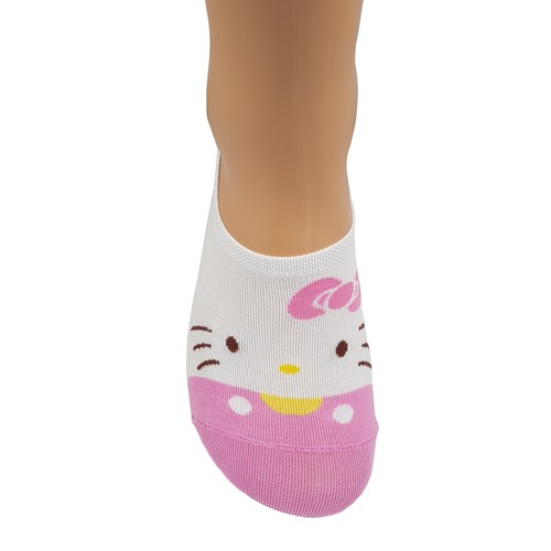 Hello Kitty Women No Show Socks Foot Cover Anti-slip Ankle Low Cut Sock Pink Lot