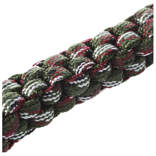 Woodland Digital Camo Quadrat geflochtenes Messer Lanyard E8B2