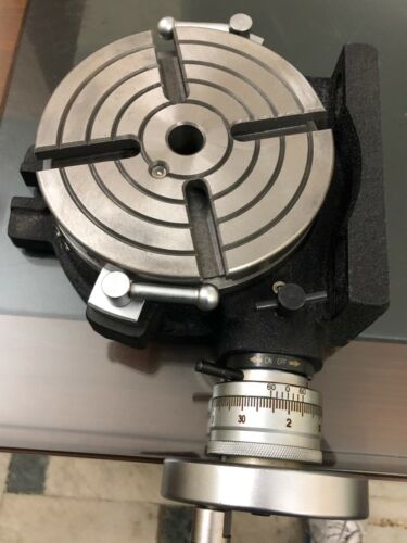 Teilapparat Rundtisch Ø 150 mm HV-6 mit Spannpratzen-Set Bluefox Tools