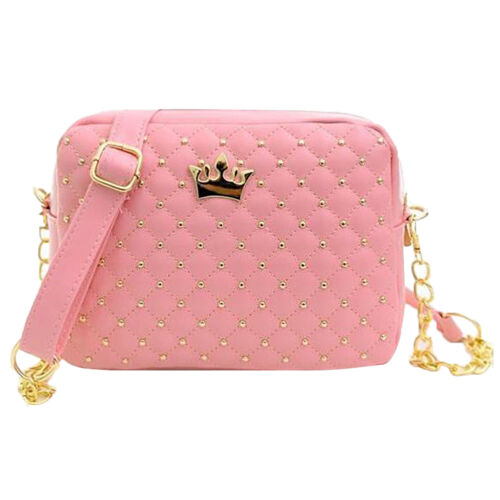 Fashion Women's Quilted PU Leather Chain Purse Shoulder Bag 