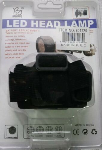 Hunting Walking LED Headlamp Flashlight for Running Fishing Camping Reading