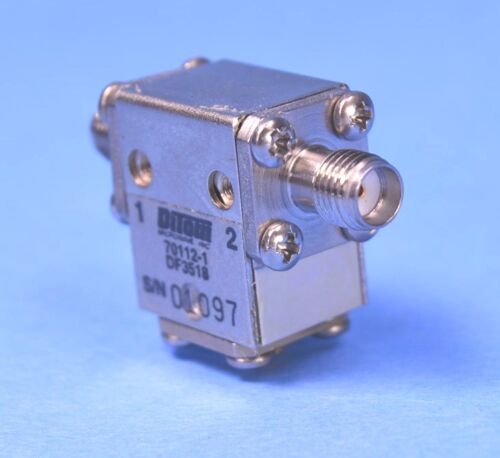 Aislador De Rf de banda ancha de microondas Conectores Sma 20dB Ditom 5.3 Ghz a 7.5 Ghz 