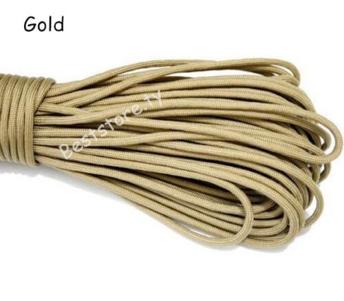 550 Paracord Parachute Cord Lanyard Mil Spec Type III 7 Strand Core 100 FT