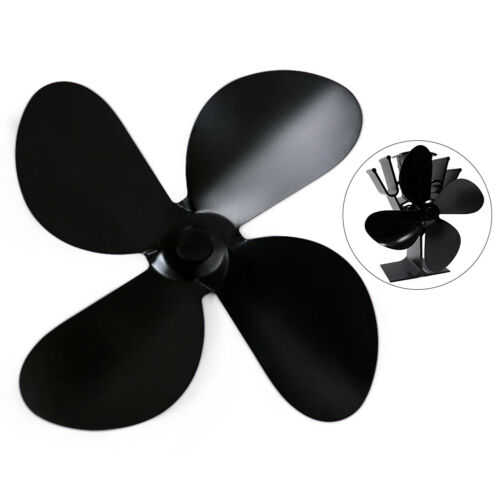 1Pcs 4 Blades Stove Fan Blade for Stove Fan Log Burning Fireplace Accessories 