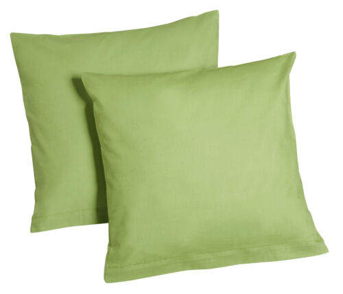 2er Pack Cotton Renforcé Pillow Case Cushion Cover Decorative Pillowcase Covers RV