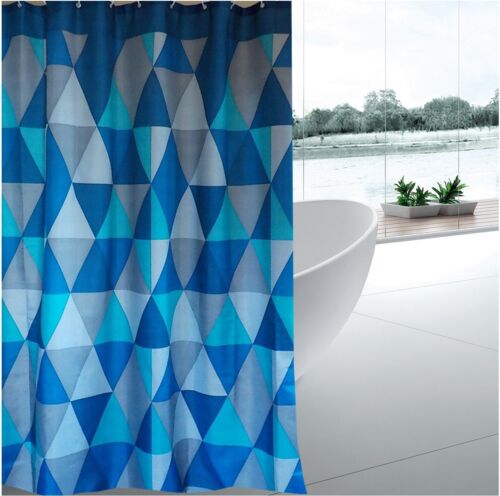 Kaleidoscope pattern fabric shower curtain new free shipping 