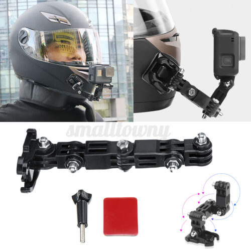 Para GoPro Hero/Sony Casco Motocicleta Cara Completa De Cámara Action montaje de Barbilla V 