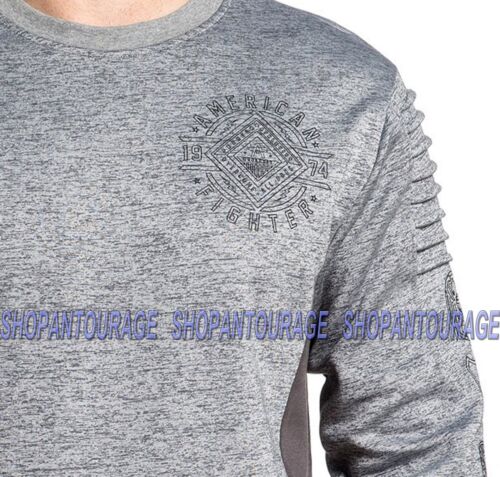 American Fighter Undermine 331OW111 New Men`s Grey Pullover Jersey Affliction
