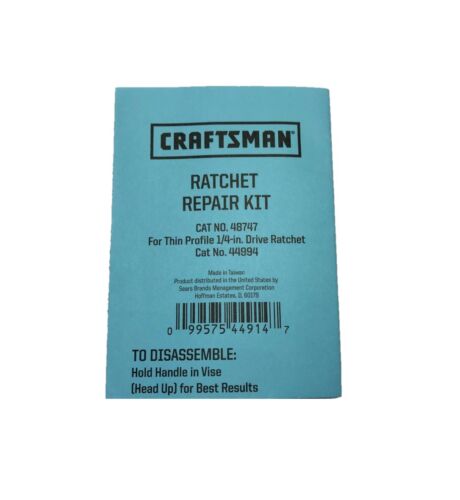 NEW Craftsman 1//4/" Drive Thin Profile Ratchet Repair Kit 48747 for Ratchet 44994