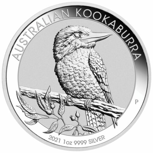 2021 P Australia 1 oz Silver Kookaburra $1 Coin BU Brilliant Uncirculated 
