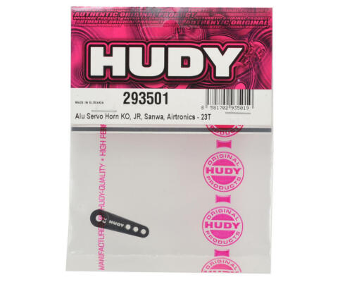 HUD293501 Hudy Machined Aluminum Single Arm Servo Horn 23T Black