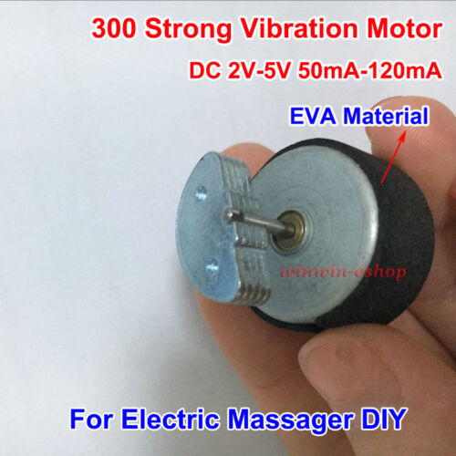 Micro Round 300 Vibration Motor DC 3V-5V 120mA for Electric Massager Toy DIY 