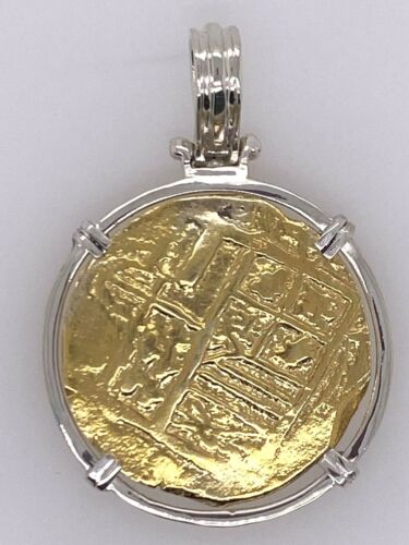 Atocha Pièce Pendentif Argent Sterling de pièces d/'or Trésor Coin Jewelry