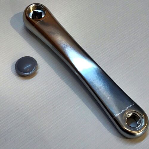 Silver 175mm Diamond Left Hand Crank Arm — AUS STOCK — Spare Chainwheel LH 