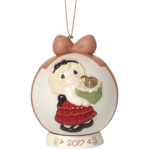 Precious Moments Dated 2017 Ball Ornament May The Gift of Love Be 171003*NIB*