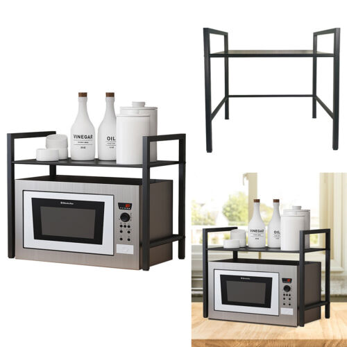 Kitchen Countertop Microwave Oven Holder Rack Storage Stand Organizer Shelf Unit 