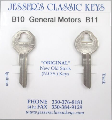 Oldsmobile NOS B10 B11 Briggs & Stratton Original Keys Set 1948 1945 1950 1951 