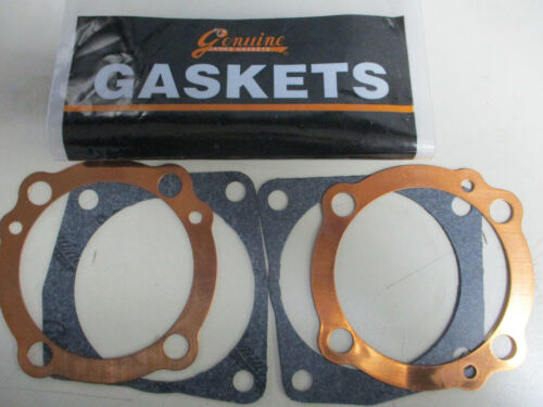 XL SPORSTER 1000cc 1972-1973 COPPER HEAD GASKETS /& PAPER BASE GASKETS  BY JAMES