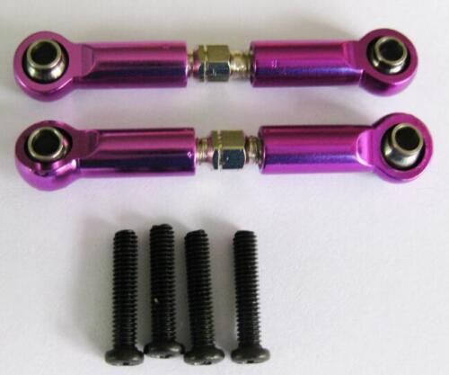 Aluminum Metal Upgrade Parts For 1/18 WLtoys A959 A969 A979 K929 Rc Car purple 