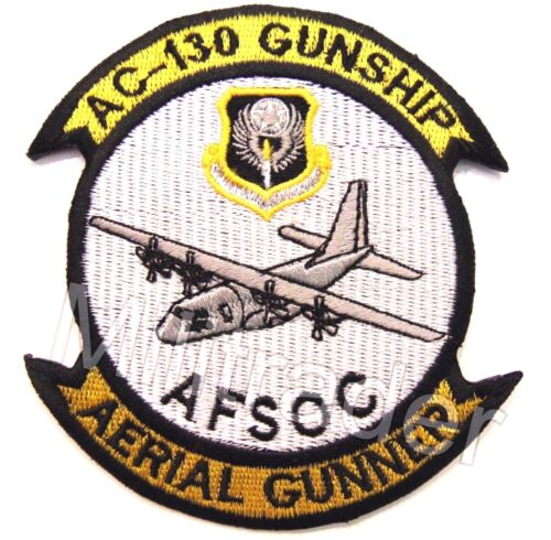 US Air Force Special Operations Command AC-130 Aerial Gunner Patch 